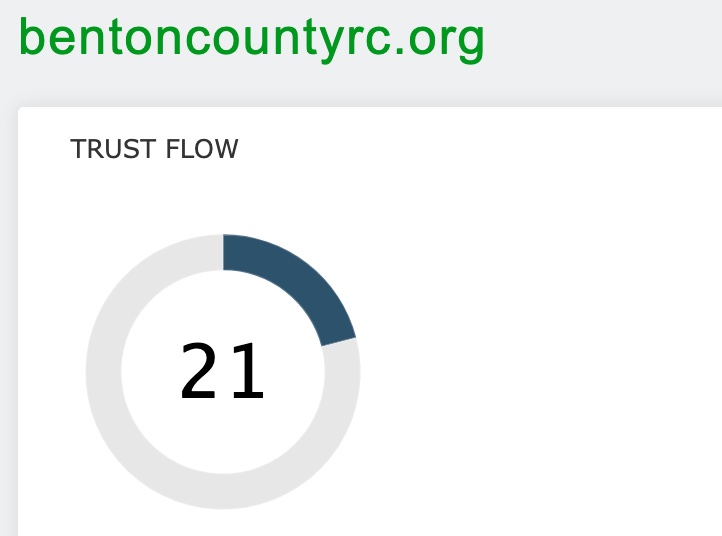 bentoncountyrc.org トラストフロー